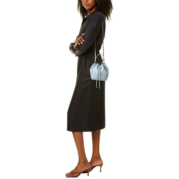 Valentino Rockstud Grainy Leather Bucket Bag - Picture 4 of 4